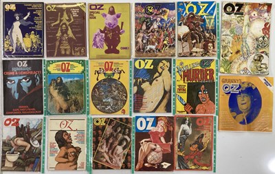 Lot 480 - OZ MAGAZINE - 37 ISSUES.