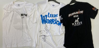 Lot 180 - SIGNED SPORTING T-SHIRTS