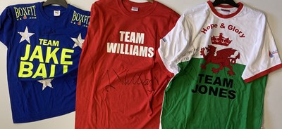 Lot 181 - SIGNED SPORTING T-SHIRTS