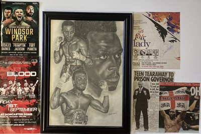 Lot 182 - SPORTS SIGNED ITEMS - FRAMES/POSTERS AND MORE