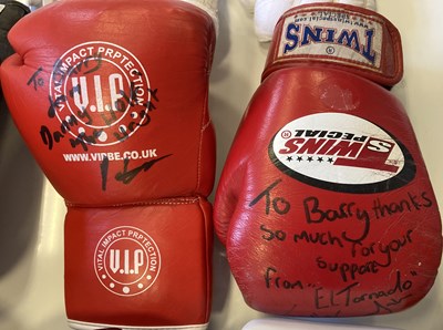 Lot 183 - SIGNED BOXING GLOVES