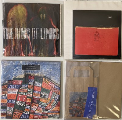 Lot 287 - RADIOHEAD - 2000s ORIGINAL PRESS STUDIO ALBUMS LP PACK