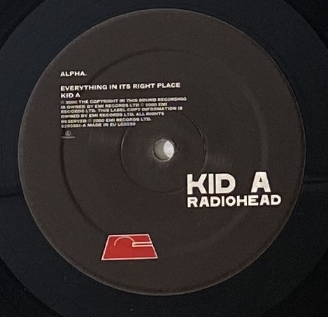 【シュリンク未開封】RADIOHEAD KID A レコード UKオリジナル シュリンク未開封】RADIOHEAD KID A レコード UKオリジナルの