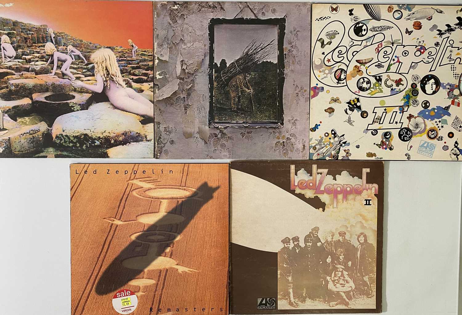 Lot 295 - LED ZEPPELIN - LP PACK