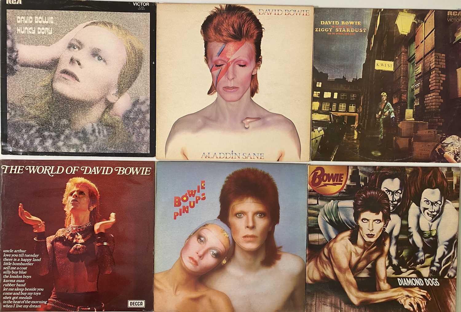 Lot 298 - DAVID BOWIE - LP PACK