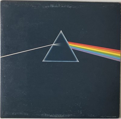 Lot 302 - PINK FLOYD - DARK SIDE OF THE MOON LP (UK SOLID BLUE TRIANGLE - SHVL 804) + 1973 EARLS COURT CONCERT PROGRAMME