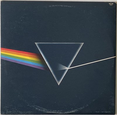 Lot 302 - PINK FLOYD - DARK SIDE OF THE MOON LP (UK SOLID BLUE TRIANGLE - SHVL 804) + 1973 EARLS COURT CONCERT PROGRAMME