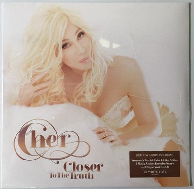 Lot 184 - CHER - CLOSER TO THE TRUTH LP (2013 LIMITED EDITION WHITE VINYL - 9362-49409-3)