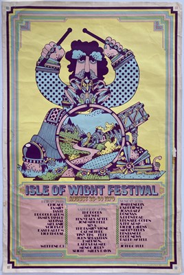 Lot 168 - ISLE OF WIGHT FESTIVAL 1970 POSTER.