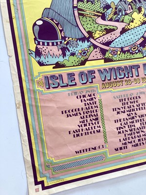 Lot 168 - ISLE OF WIGHT FESTIVAL 1970 POSTER.