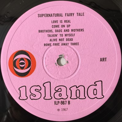 Lot 189 - ART - SUPERNATURAL FAIRY TALES LP (UK MONO OG - PINK ISLAND - ILP 967)