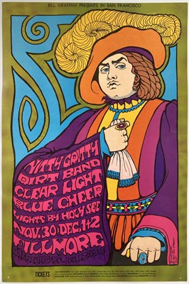 Lot 169 - SAN FRANCISCO - ORIGINAL FILLMORE / WINTERLAND CONCERT POSTERS.