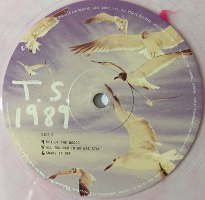 Lot 191 - TAYLOR SWIFT - 1989 LP (2018 LIMITED EDITION CLEAR/ PINK VINYL - 00843930034680)