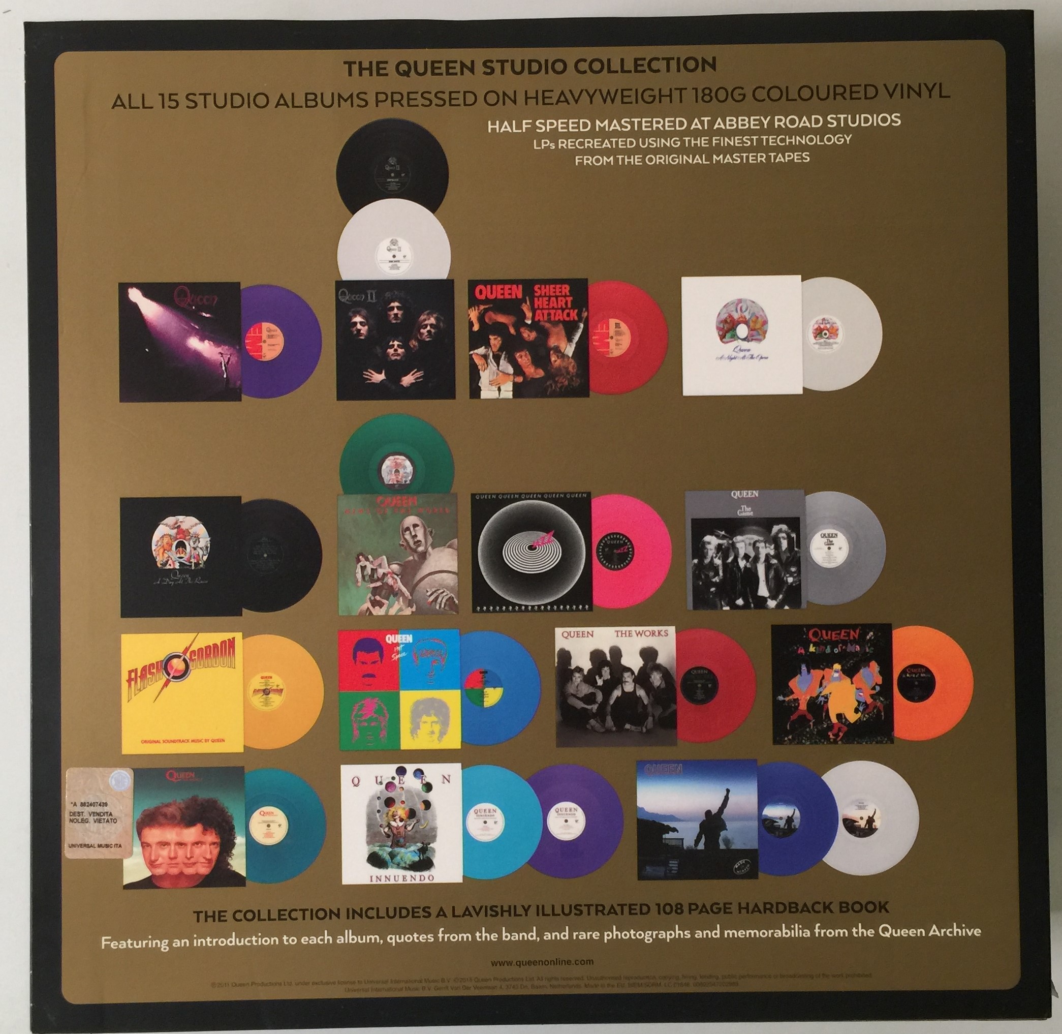 Lot 197 - QUEEN - STUDIO COLLECTION LP BOX SET (15 LP
