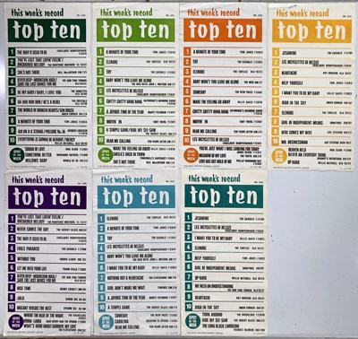 Lot 56 - 1960S CHART SHEETS.