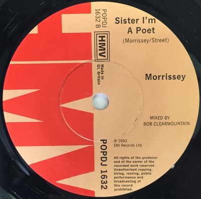 Lot 223 - MORRISSEY - JACK THE RIPPER 7" (ORIGINAL UK PROMO - POPDJ 1632)