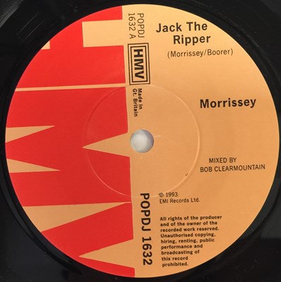 Lot 223 - MORRISSEY - JACK THE RIPPER 7" (ORIGINAL UK PROMO - POPDJ 1632)