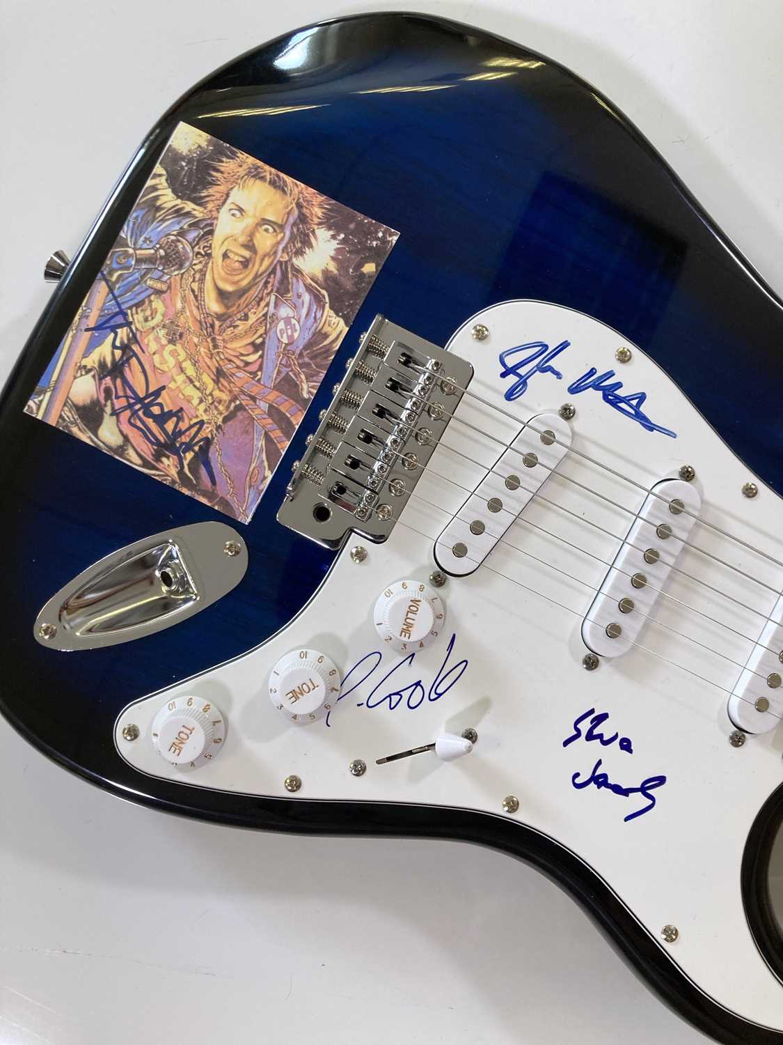 Lot 421 The Sex Pistols A Signed Electric Guitar