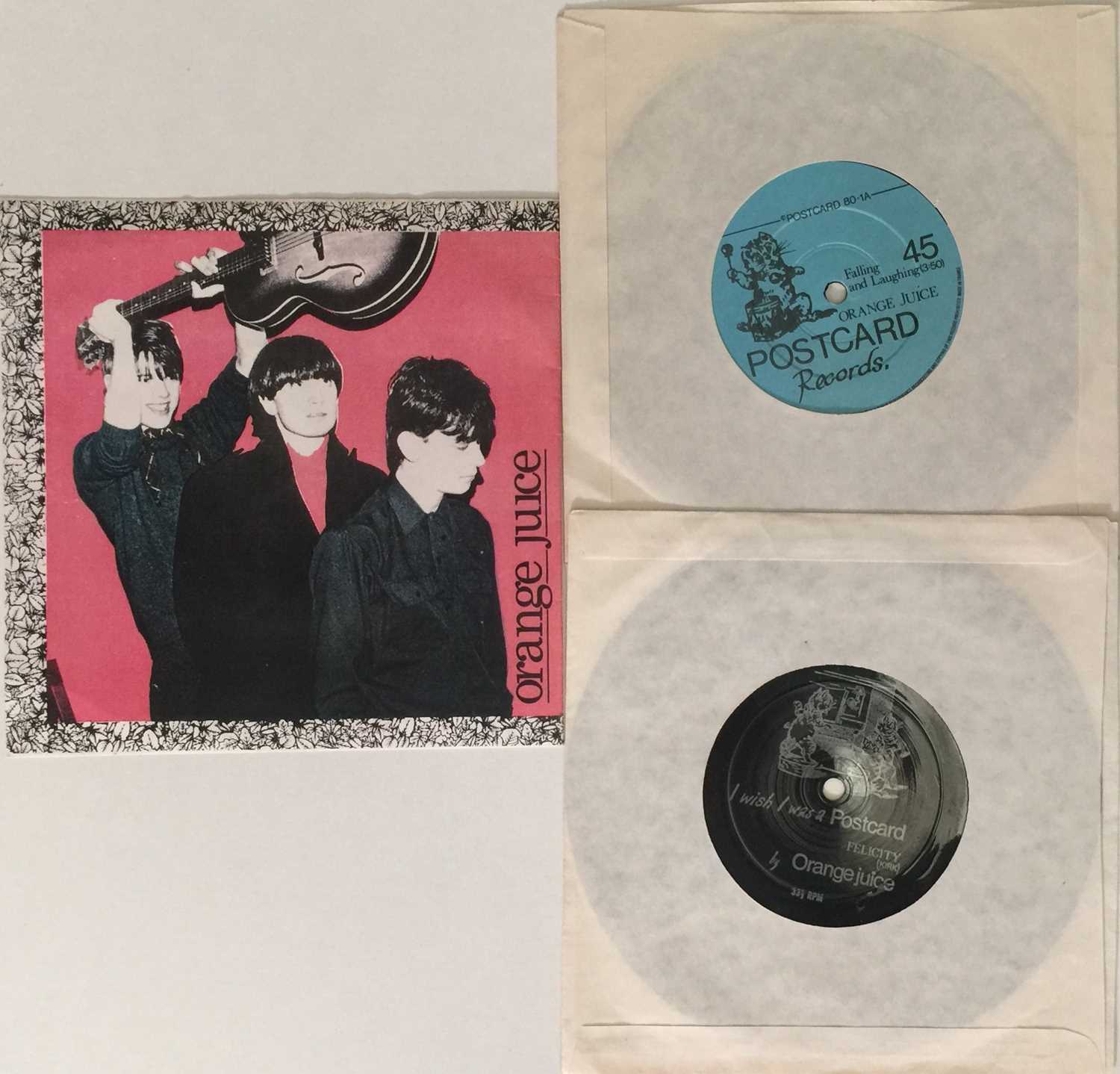 Lot 236 - ORANGE JUICE - FALLING AND LAUGHING 7"