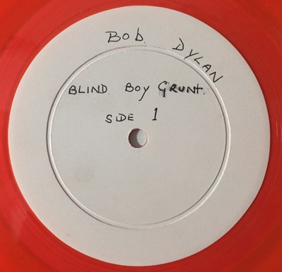 Lot 237 - BOB DYLAN - BLIND BOY GRUNT LP (PRIVATE RELEASE - BLIND BOY 9 - PINK VINYL)