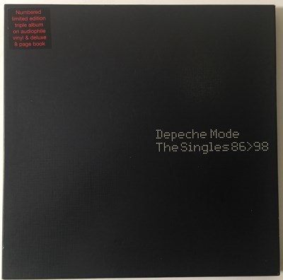 Lot 309 - DEPECHE MODE - THE SINGLES 86 > 98 (ORIGINAL UK 3 x LP SET - MUTEL5)