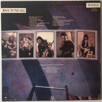 Lot 316 - WINGS - BACK TO THE EGG LP (ORIGINAL UK PROMO ONLY PICTURE DISC - PCTC 257)