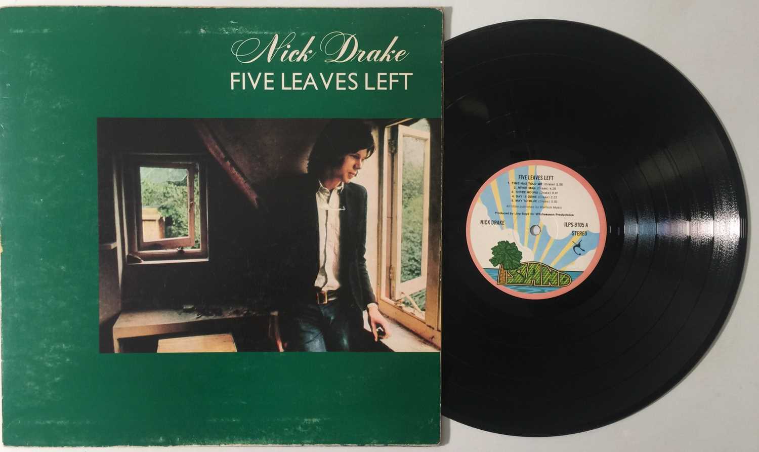 Lot 323 - NICK DRAKE - FIVE LEAVES LEFT LP (1972 UK PRESSING WITH ORIGINAL SLEEVE - ILPS 9105).