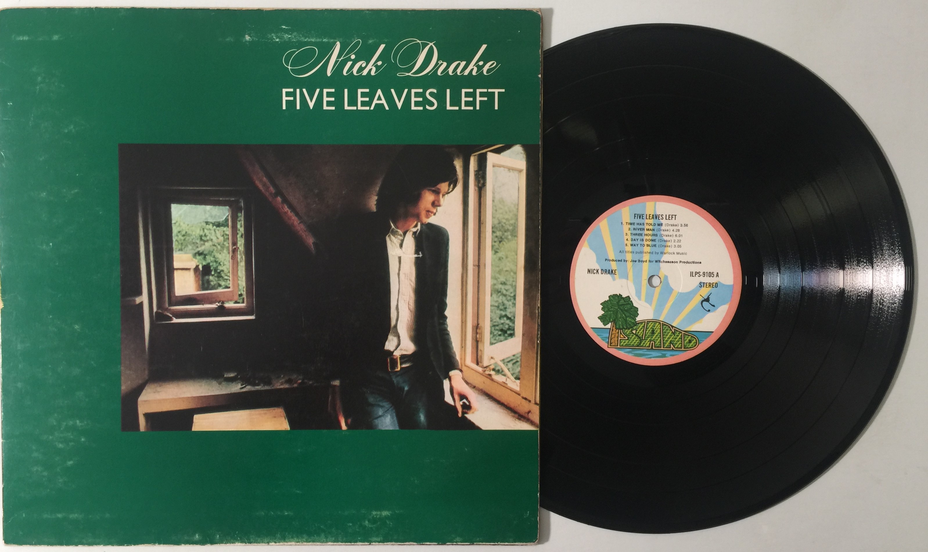 Lot 323 - NICK DRAKE - FIVE LEAVES LEFT LP (1972 UK