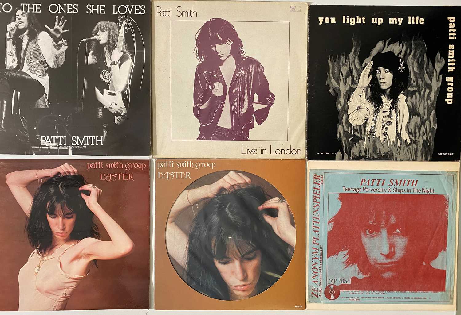 Lot 325 - PATTI SMITH - LP/12"/7" COLLECTION