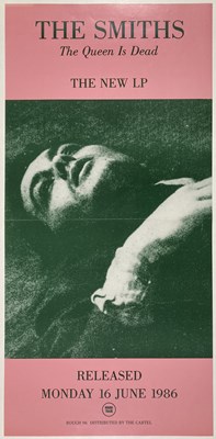 Lot 445 - THE SMITHS - THE QUEEN IS DEAD.. ROUGH TRADE PROMO POSTER.