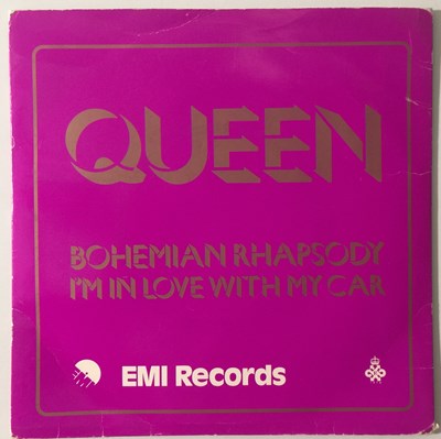 Lot 349 - QUEEN - BOHEMIAN RHAPSODY - 1978 BLUE VINYL 7"  COPY - NUMBER 69/200