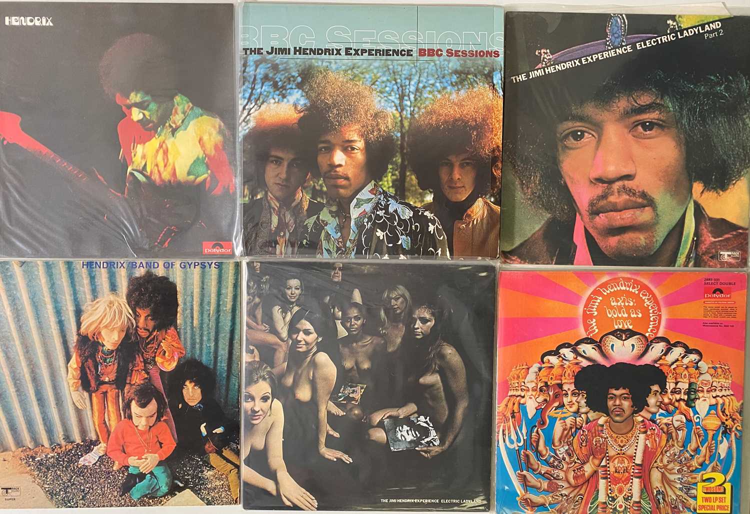 Lot 114 - JIMI HENDRIX - LP COLLECTION