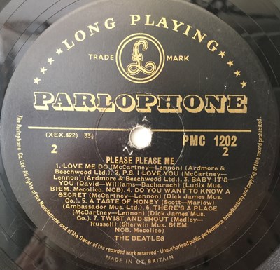 Lot 703 - THE BEATLES - PLEASE PLEASE ME LP (1ST UK MONO 'BLACK AND GOLD' PRESSING - PMC 1202)