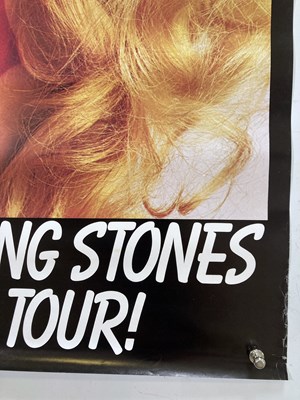 Lot 399 - THE ROLLING STONES - 1973 EUROPEAN TOUR POSTER.