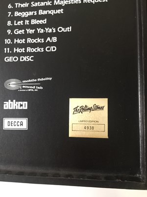 Lot 197 - THE ROLLING STONES - THE ROLLING STONES - ORIGINAL MASTER RECORDINGS MFSL BOX SET (RC-1)