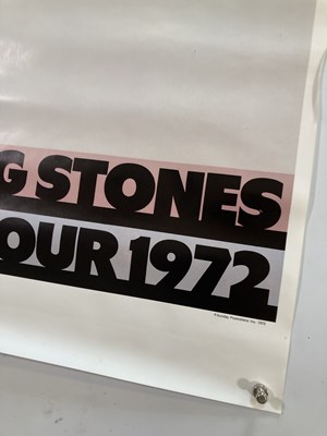 Lot 401 - ROLLING STONES 1972 TOUR POSTER.