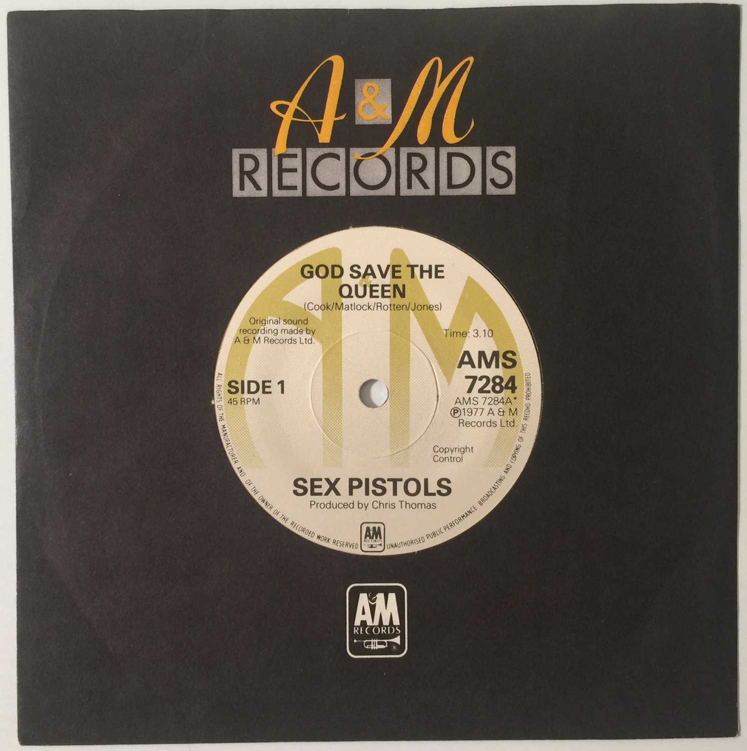 Lot 350 - SEX PISTOLS - GOD SAVE THE QUEEN 7