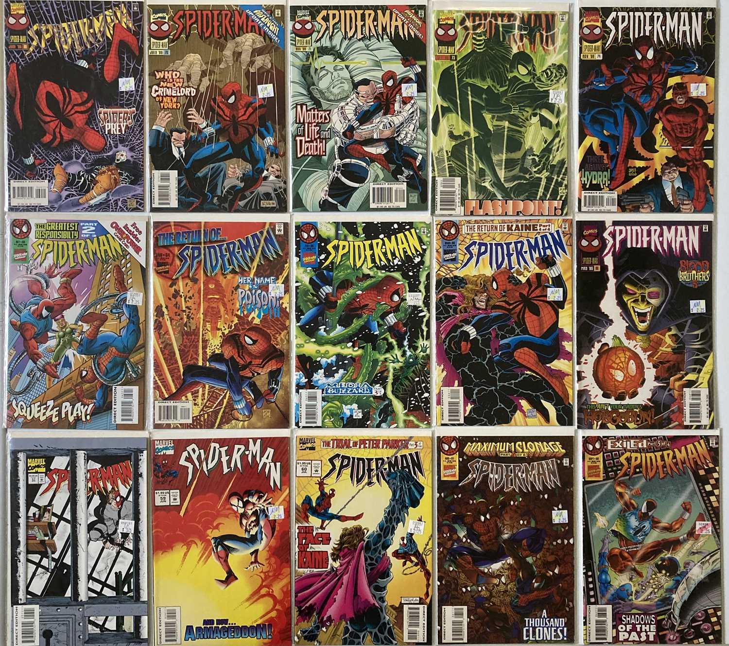 Lot 21 - MARVEL - SPIDER MAN COMICS
