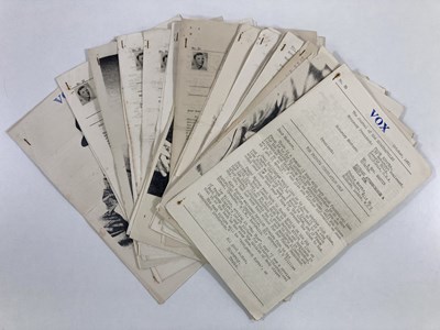 Lot 60 - COLLECTION OF FRANK SINATRA NEWSLETTERS.