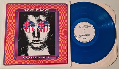 Lot 335 - THE VERVE - VOYAGER 1 LP (US OG BLUE TRANSPARENT VINYL - JOLLY ROGER 2)