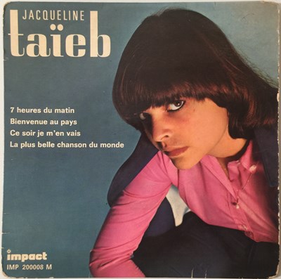 Lot 668 - JACQUELINE TAIEB - 7 Heures Du Matin 7" (CHANSON/ BEAT - IMPACT IMP 200.008)