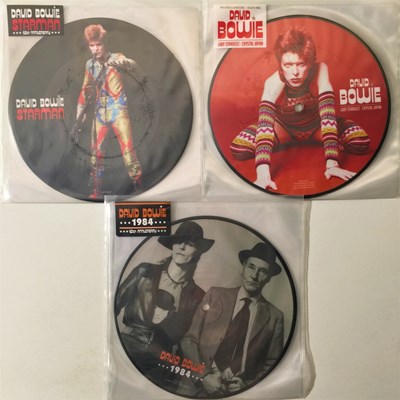 Lot 26 - DAVID BOWIE - 7" LIMITED EDITION PICTURE DISCS/ 40TH ANNIVERSARY SERIES