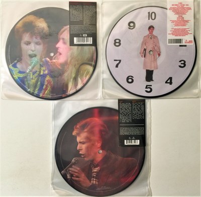 Lot 26 - DAVID BOWIE - 7" LIMITED EDITION PICTURE DISCS/ 40TH ANNIVERSARY SERIES
