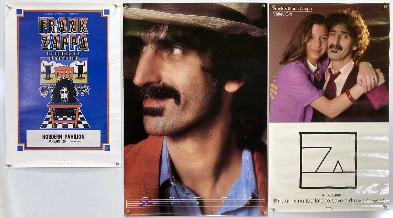 Lot 181 - FRANK ZAPPA POSTERS.