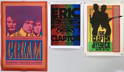 Lot 182 - ERIC CLAPTON / CREAM - LIMITED EDITION POSTERS.