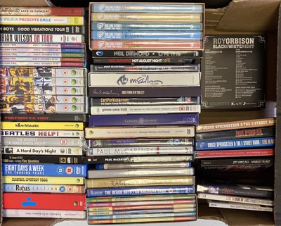 Lot 59 - MUSIC BOOKS, DVDS AND MEMORABILIA INC PROGRAMMES.