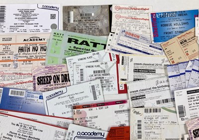 Lot 133 - ROCK AND POP TICKET ARCHIVE - MANY UNUSED.