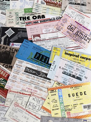 Lot 133 - ROCK AND POP TICKET ARCHIVE - MANY UNUSED.