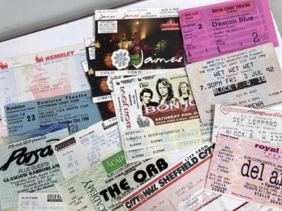 Lot 133 - ROCK AND POP TICKET ARCHIVE - MANY UNUSED.