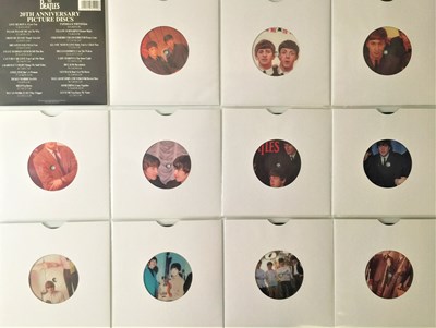 Lot 3 - THE BEATLES - 20TH ANNIVERSARY 7" PICTURE DISC COLLECTION